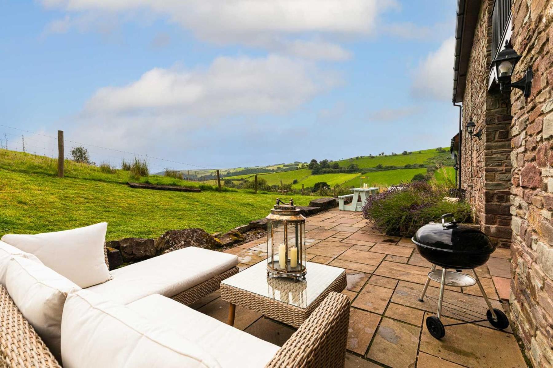 Hilltop View With Hot Tub 布雷肯 外观 照片
